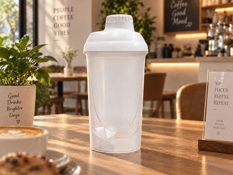 MASTER 700ML LEO 500ML White Shaker Bottle