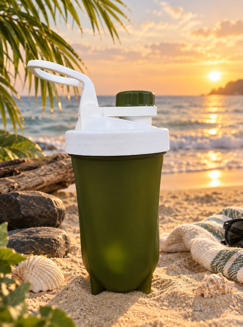 LEO 2 500ML Olive Green Shaker Bottle