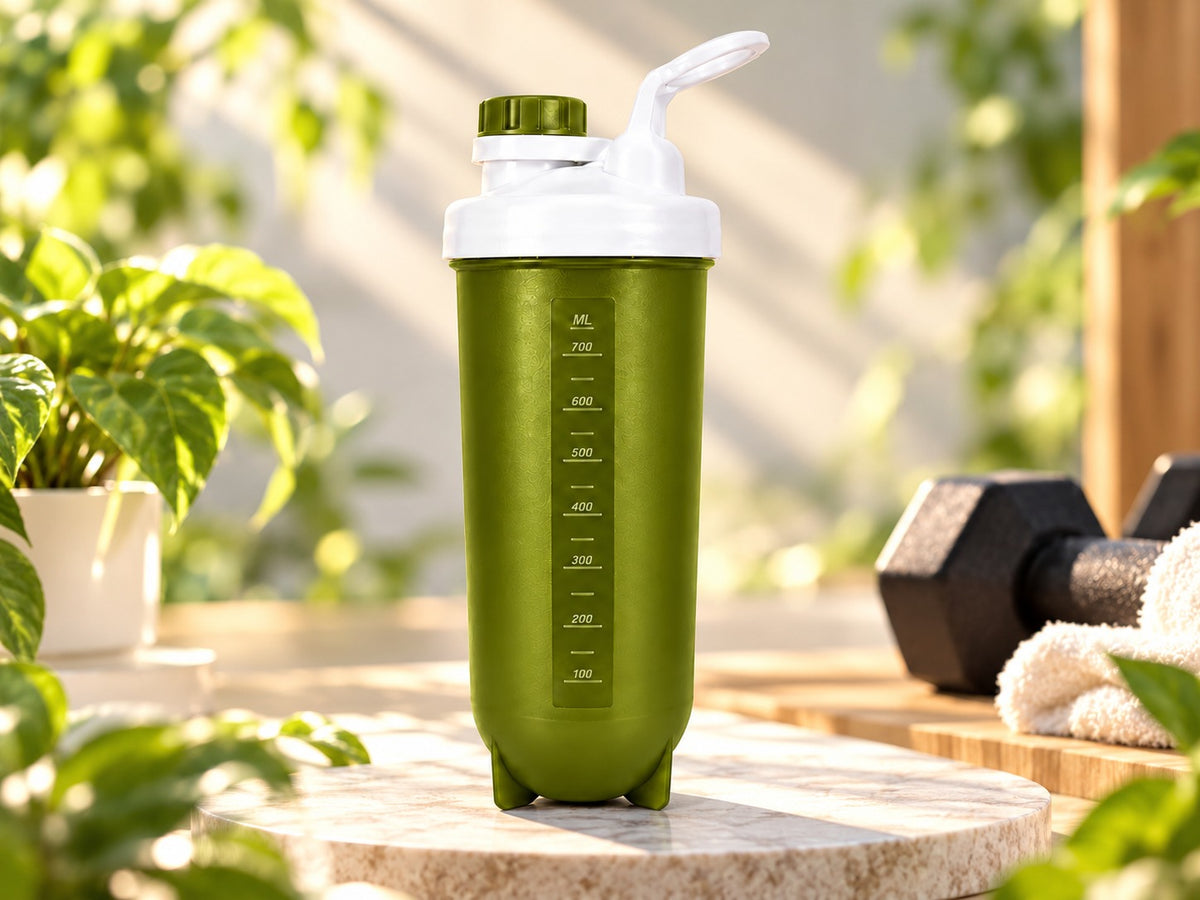 STAR LITR Olive Green Protein Shaker Bottle