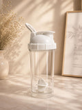 Clear Protein Shaker Bottle with Mixing Insert | Leak-Proof Gym Water Bottle